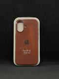 BROWN SILICONE CASE for iPhone 16