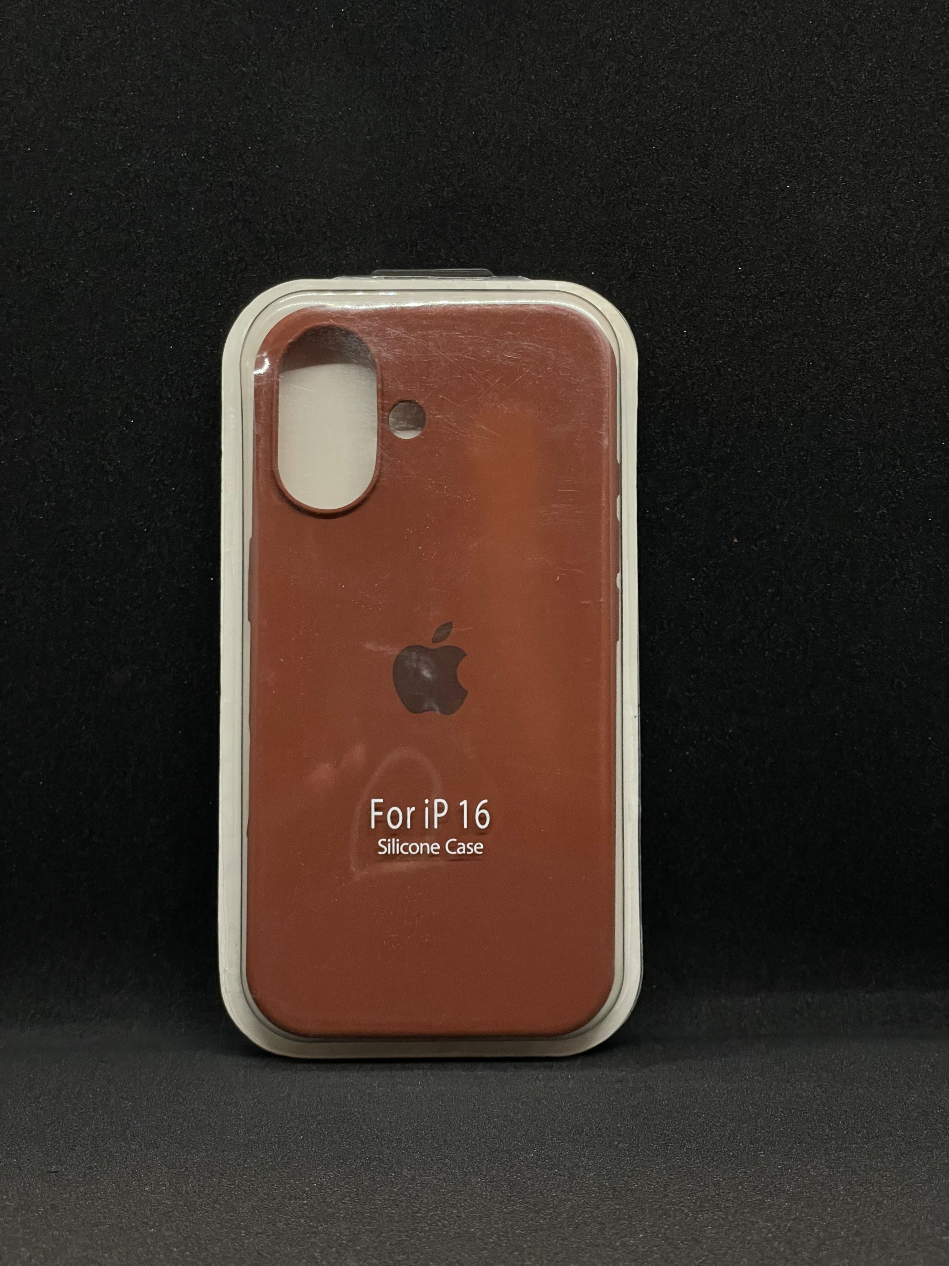 BROWN SILICONE CASE for iPhone 16
