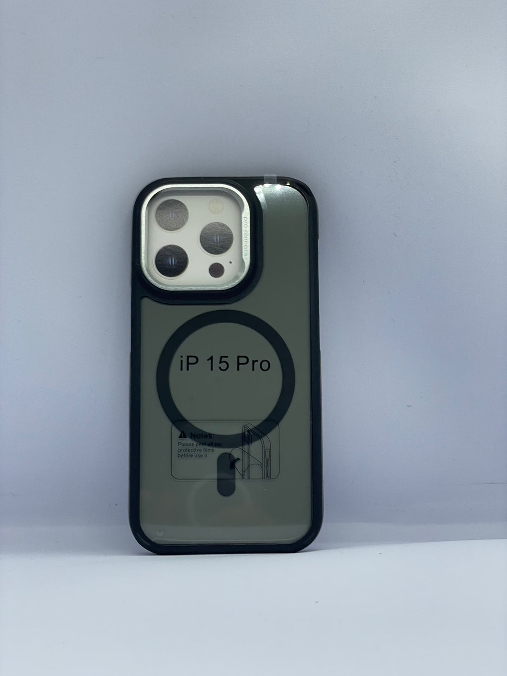 PREMIUM BLACK SMOKE CASE for iPhone 15 Pro